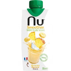 NU Smoothie ananas banane coco la brique de 33cL