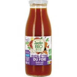 JARDIN BIO Jus bien être foie sans sucres ajoutés Bio ETIC 50cL