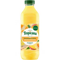 TROPICANA Boisson Sensation Fruitée Orange Mangue Saveur Yuzu 1L