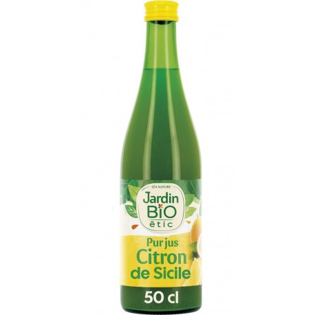 JARDIN BIO Jus de citron Bio ETIC 50cL