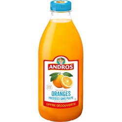 D ANDROS Jus D'Orange Sans Pulpe ANDROS 1L