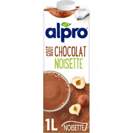 ALPRO Boisson végétale chocolat noisette la brique de 1L