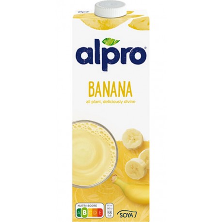 ALPRO Boisson végétale soja banane la brique de 1L