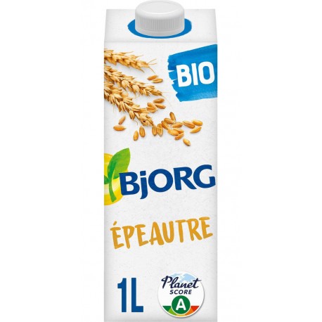 BJORG Boisson Végétale Épeautre sans sucres ajoutés la brique de 1L