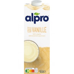 ALPRO Boisson végétale soja vanille la brique de 1L