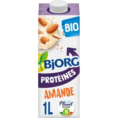 BJORG Boisson Végétale Lait d'Amande la brique de 1L