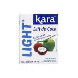 KARA Lait Coco light la brique de 200mL