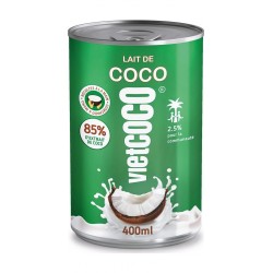 85 VIETCOCO Lait de coco 85% VIETCOCO la conserve de 400ml