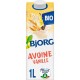 BJORG Boisson Végétale Lait d'Avoine vanille la brique de 1L