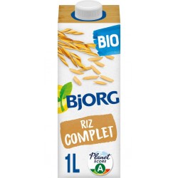 BJORG Boisson Végétale Riz calcium la brique de 1L