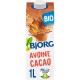 BJORG Boisson Végétale Lait d'avoine cacao la brique de 1L