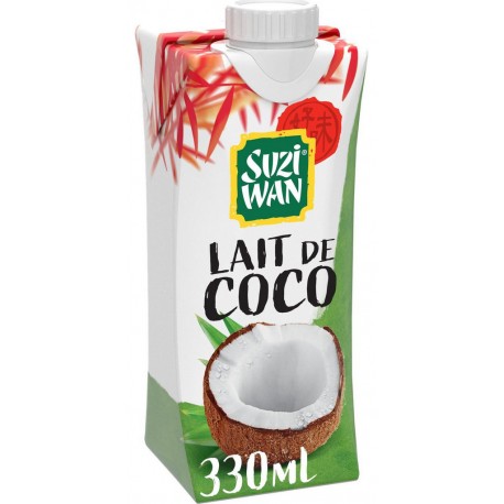 SUZI WAN Lait de coco la brique de 330mL