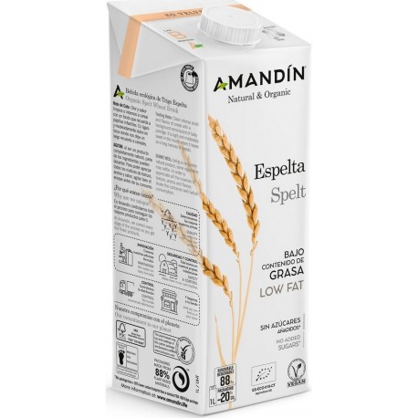 D Amandin Boisson D'épeautre Prébiotique 1 L 1L