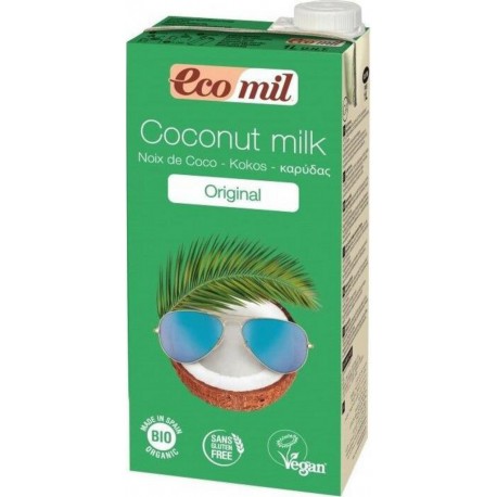 D Lait Coco Au Sirop 'agave Ecomil 1L