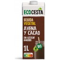 D 1L Ecocesta Boisson Végétale D'avoine Au Cacao Bio 1L (cacao Avoine)