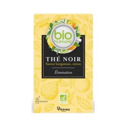 BIONUTRISANTE Thé noir saveur bergamote et citron Elimination (la boite de 20 sachets)