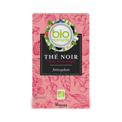 NUTRISANTE Thé noir saveur fruits rouges Antioxydant (la boite de 20 sachets)