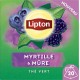 LIPTON Thé vert myrtille mûre (la boite de 20 sachets)