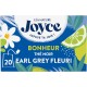 JOYCE Thé noir saveur earl grey fleuri Bonheur la boite de 30G 30L