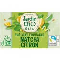 JARDIN BIO Thé vert citron matcha Bio ETIC (la boîte de 20 sachets)