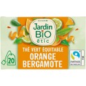 JARDIN BIO Thé vert orange bergamote Bio ETIC (la boîte de 20 sachets)