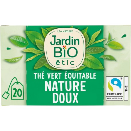 JARDIN BIO Thé vert Bio ETIC (la boîte de 20 sachets)