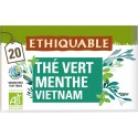 ETHIQUABLE Thé vert menthe Vietnam Bio (le paquet de 100 g)