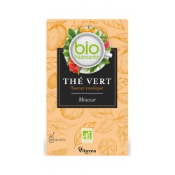 NUTRISANTE Thé vert saveur exotique minceur bio (la boite de 20 sachets)