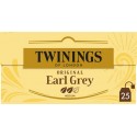 TWININGS Thé noir Original Earl Grey (la boite de 25 sachets)