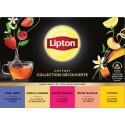 LIPTON Coffret Assortiment Thés Noirs Parfumés (la boîte de 50 sachets)