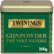 TWININGS Thé vert Gunpowder Nature (la boite de de 200g)