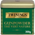 TWININGS Thé vert Gunpowder Nature (la boite de de 200g)