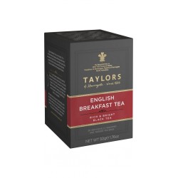 TAYLORS OF HARROGATE Thé noir Anglais breakfast (la boite de 40 sachets)