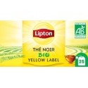 LIPTON Thé noir Yellow Label bio (la boite de 25 ) SACHETS L