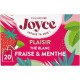 JOYCE Thé blanc saveur fraise et menthe Plaisir la boite de 30g