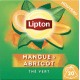 LIPTON Thé vert mangue abricot (la boite de 20 sachets)