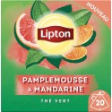 LIPTON Thé vert pamplemousse mandarine (la boite de 20 sachets)