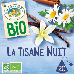 LA TISANIERE Infusion Bio Nuit (la boite de 20 sachets)