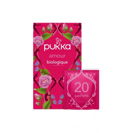 PUKKA Infusion amour, bio (la boite de 20 sachets)