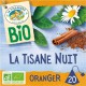 LA TISANIERE Infusion Bio Nuit Oranger (la boite de 20 sachets)