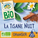 LA TISANIERE Infusion Bio Nuit Oranger (la boite de 20 sachets)