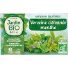 JARDIN BIO Infusion verveine menthe Bio ETIC (la boîte de 20 sachets)