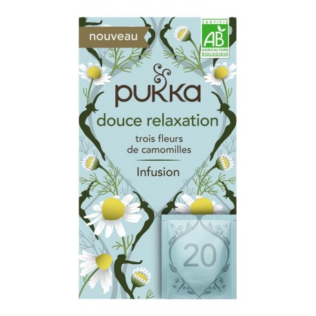 PUKKA Infusion douce relaxation, bio (la boite de 20 sachets)