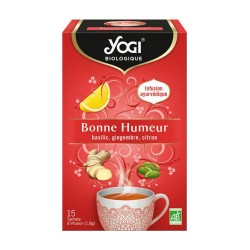 YOGI Infusion bonne humeur Bio (la boite de 15 sachets)