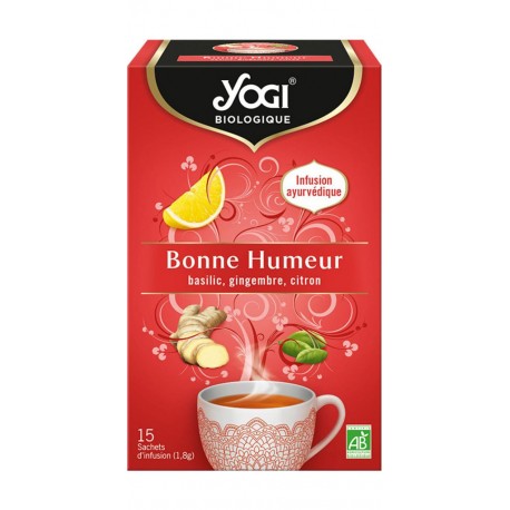 YOGI Infusion bonne humeur Bio (la boite de 15 sachets)