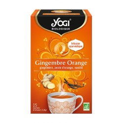 YOGI Infusion gingembre orange Bio (la boite de 15 sachets)