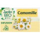 JARDIN BIOLOGIQUE Infusion camomille Bio (la boite de 20 sachets)