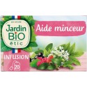 JARDIN BIO Infusion aide minceur fruits rouges Bio ETIC (la boîte de 20 sachets)