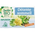 JARDIN BIO Infusion détente sommeil Bio ETIC la boîte de 20SACHETS 20L