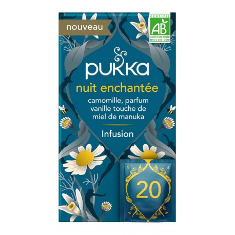 PUKKA Infusion nuit enchantée, bio (la boite de 20 sachets)